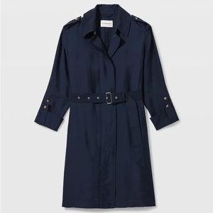 Club Monaco soft trench coat, size L